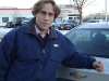 Alex wearing Chevrolet Fleece Jacket