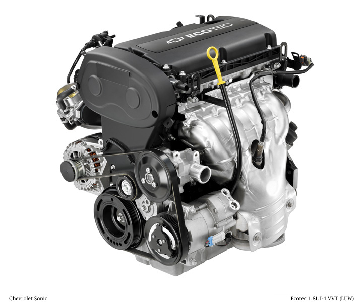2016 chevrolet sonic engine 1.4l 4 cylinder