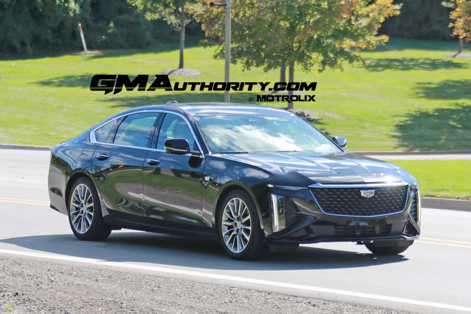 2024 Cadillac CT6 Spy Shots Reveal Production Lighting