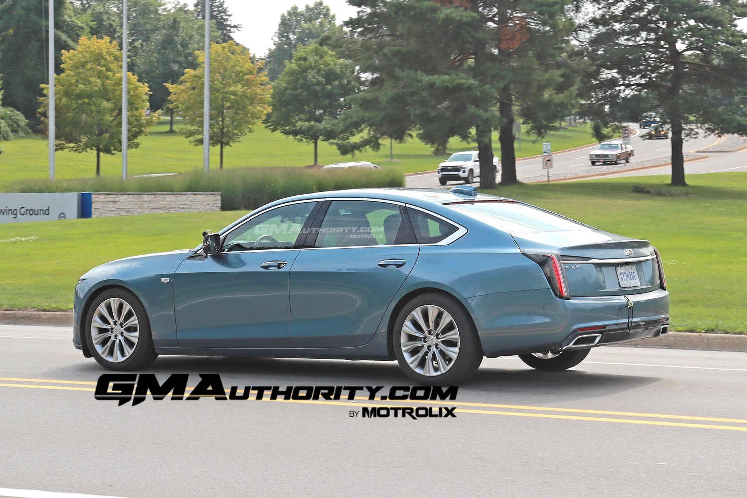 2024 Cadillac CT6 Spy Shots Reveal Production Lighting