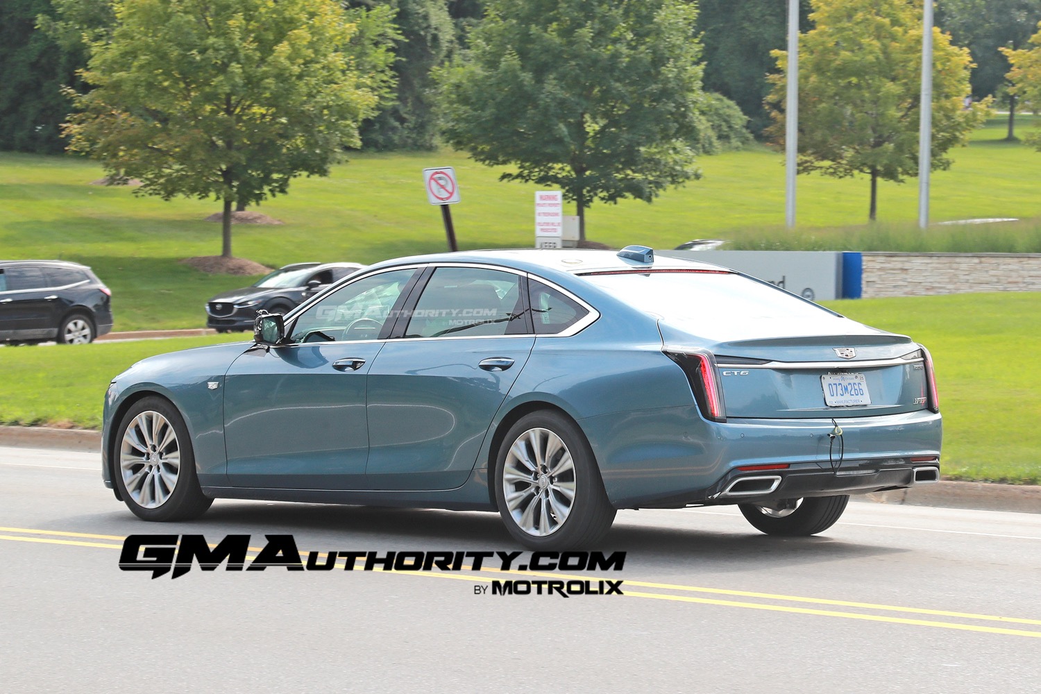 2024 Cadillac CT6 Spy Shots Reveal Production Lighting