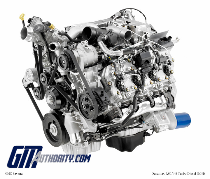 2012 Duramax 6.6L V-8 Turbo Diesel (LGH) for GMC Savana