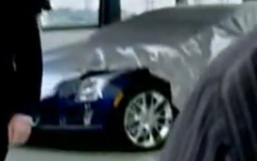 Seen during the introductory May The Best Car Win commercial, this may be the first glimpse of the Cadillac ATS in sheetmetal form