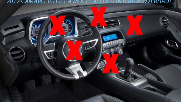 Our Prayers Are Answered Camaro To Get Interior Upgrade In