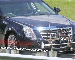 Cadillac ATS mule dressed as CTS