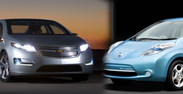 Chevy-Volt-vs-Nissan-Leaf-faceoff