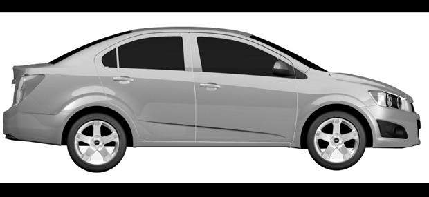 Patent Drawings Show 2012 Chevy Aveo Almost Identical To RS Concept ...