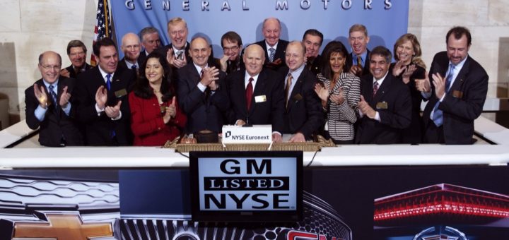 GM CEO Dan Akerson Rings Opening Bell at NYSE