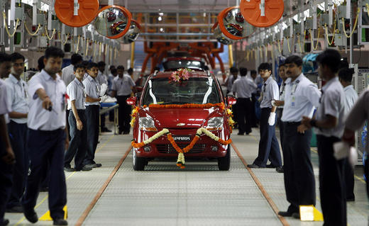 GM India production in 2010