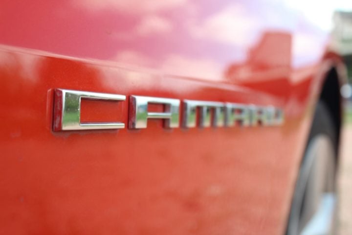Badging for the Chevy Camaro.