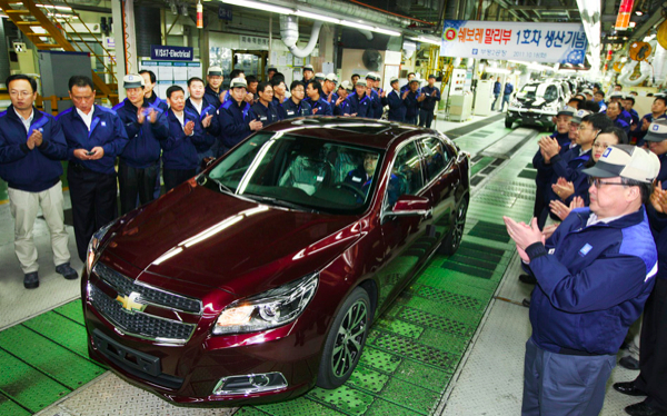 Chevrolet Malibu production - South Korea
