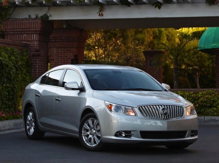 2012 Buick LaCrosse Among Most Satisfying 10-Year-Old Sedans