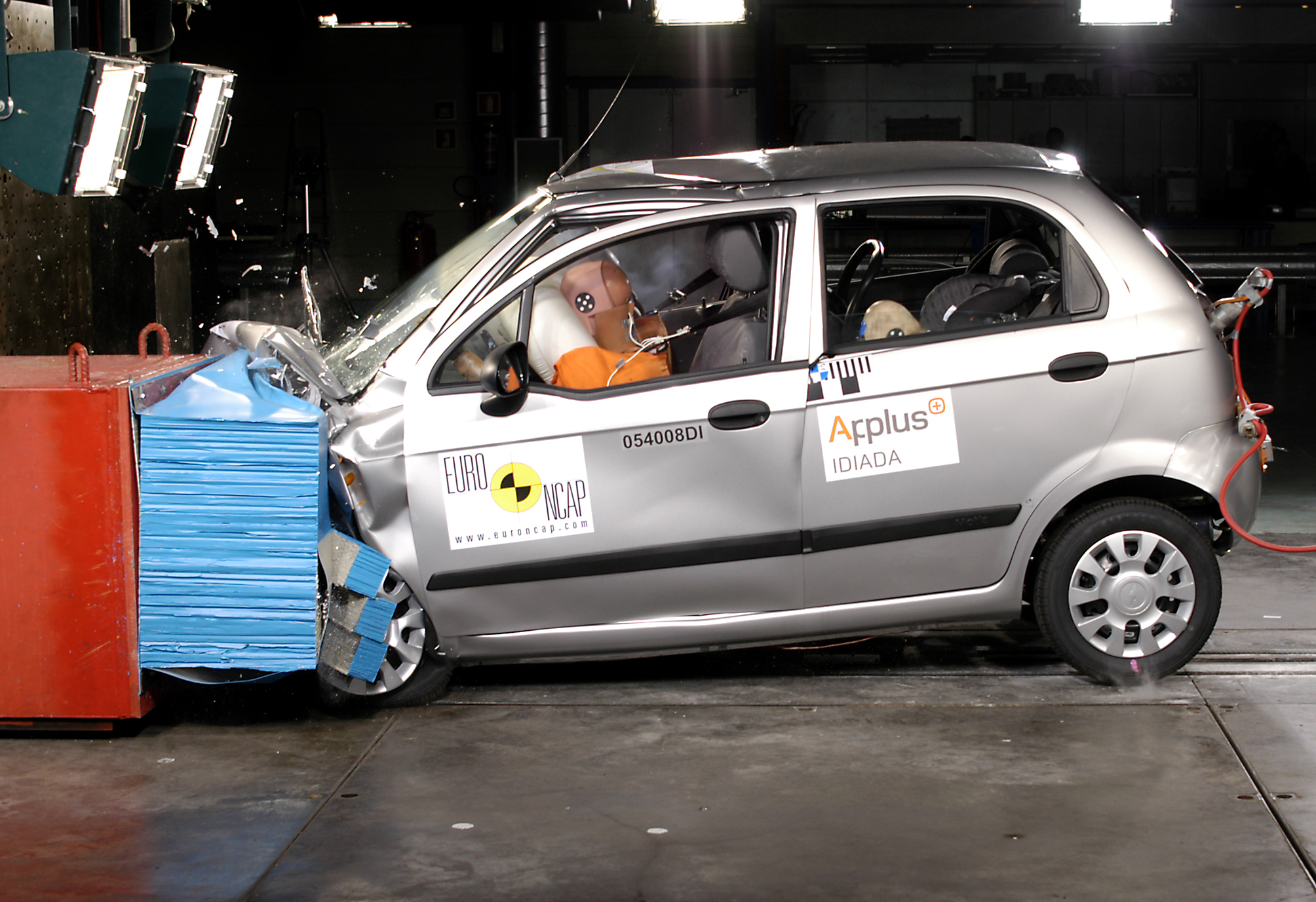 Crash test daewoo matiz