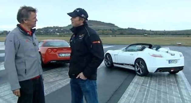 Watch This V8-Powered Opel GT (Saturn Sky) Take On A C6 ... Watch This V8-Powered Opel GT (Saturn Sky) Take On A C6 ...