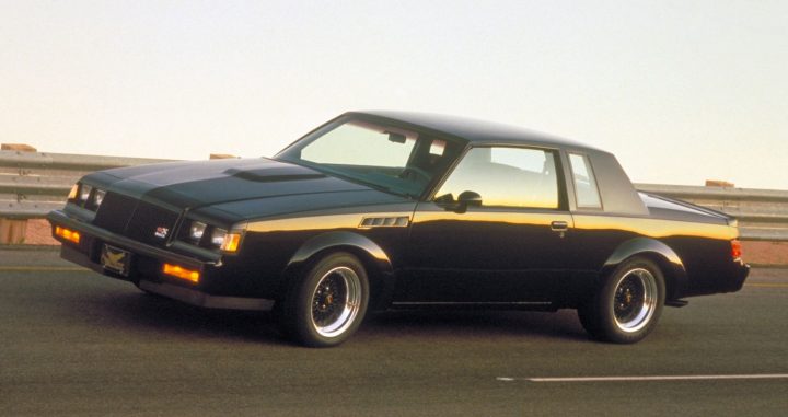 Buick GNX driving.