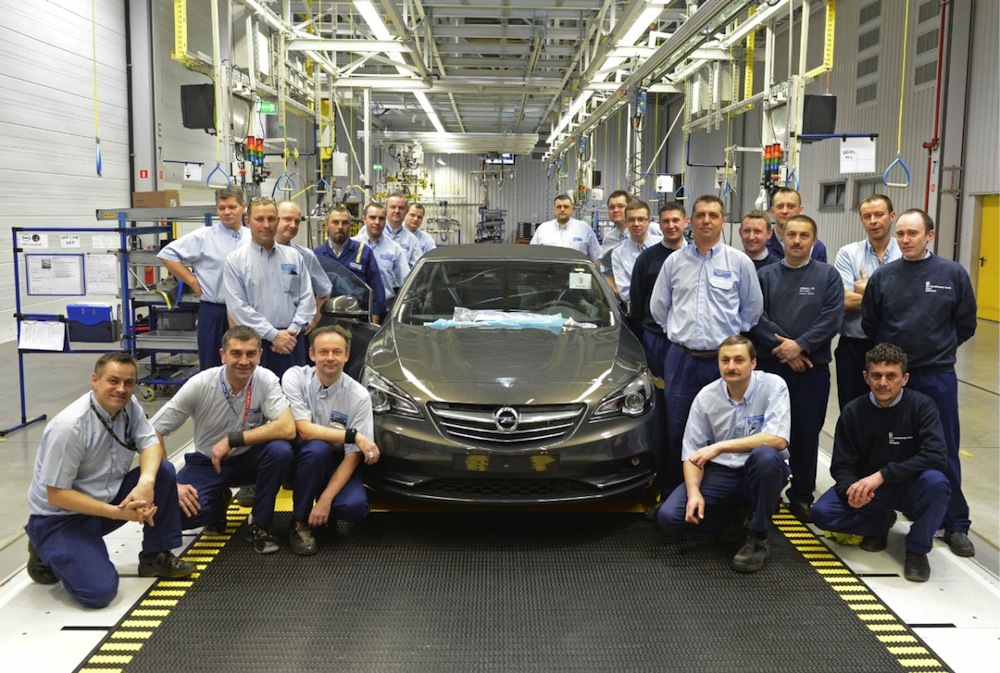 2013 Opel Cascada - first production unit at Gliwice Poland plant