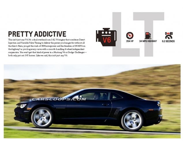 The 14 V6 Camaro Brochure Circulating The Internet Is Fake Gm Authority