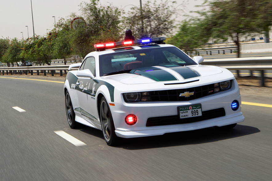 Chevy Camaro Police Car Dubai