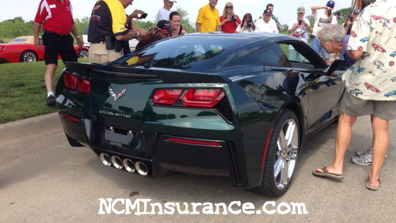 2014 corvette stingray in lime rock green gm authority 2014 corvette stingray in lime rock