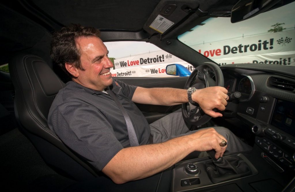 Mark Reuss Corvette Stingray Detroit Pace Car 2