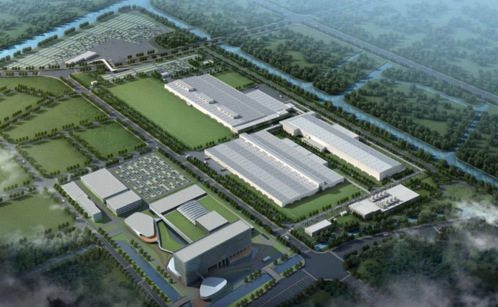 Shanghai GM Cadillac Plant Jinqiao overview