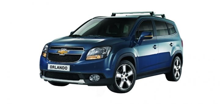 chevrolet orlando roof rack