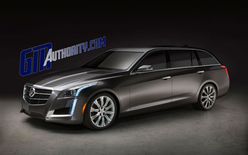 Cadillac CTS Sport Wagon Rendering - third-gen - front