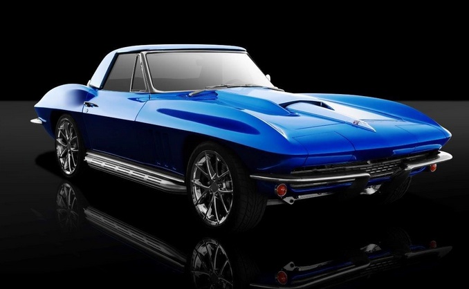 Chevrolet, convertible, restomod