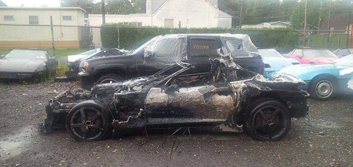 2014 Corvette Stingray Destroyed By Fire | GM Authority