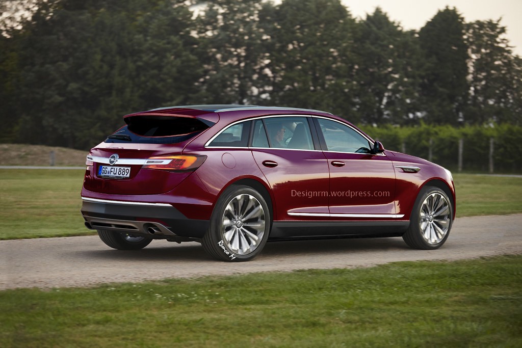 Opel Flagship SUV By RM Design Red Rear