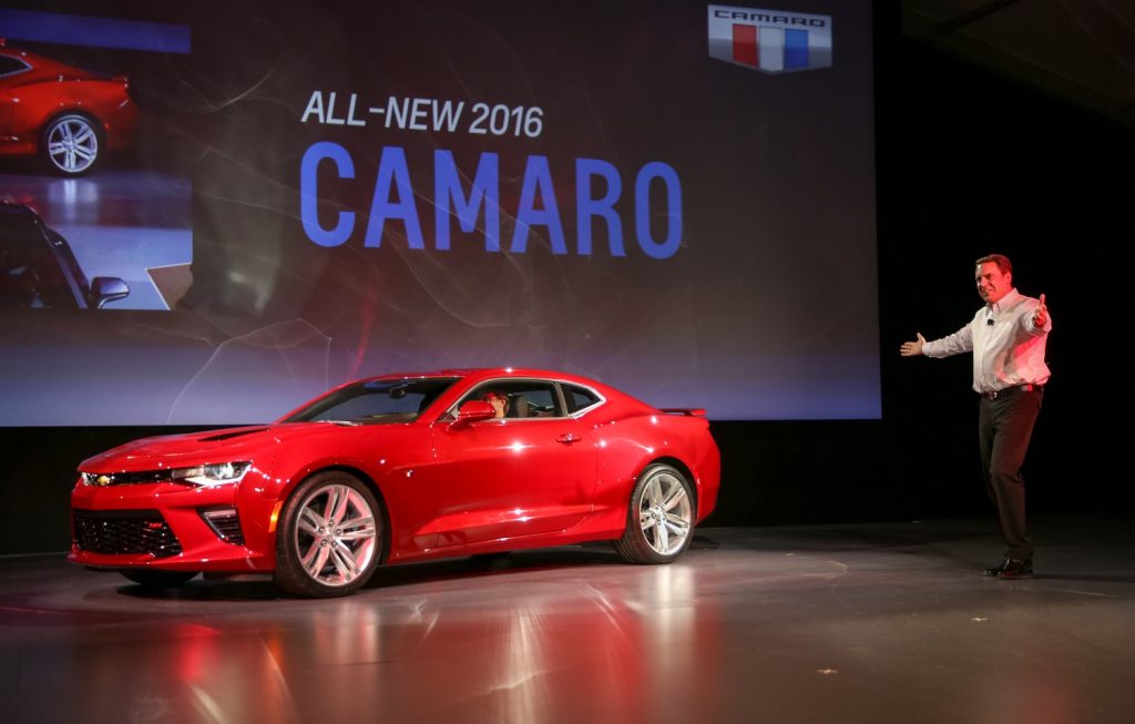 2016 Chevy Camaro World Debut In Detroit
