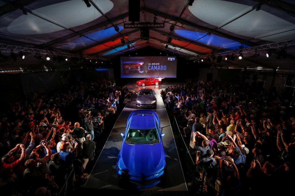 2016 Chevy Camaro World Debut In Detroit