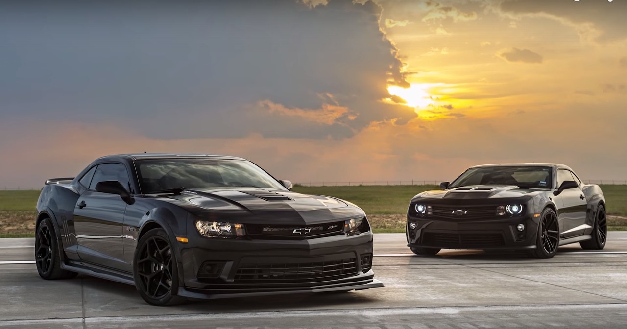 Camaro Vs Camaro: HPE ZL1 Goes Head-To-Head With HPE Z/28: Video - GM ...