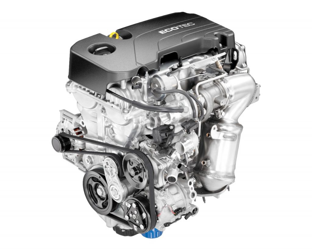 The turbocharged 1.4L I4 LE2 gas engine