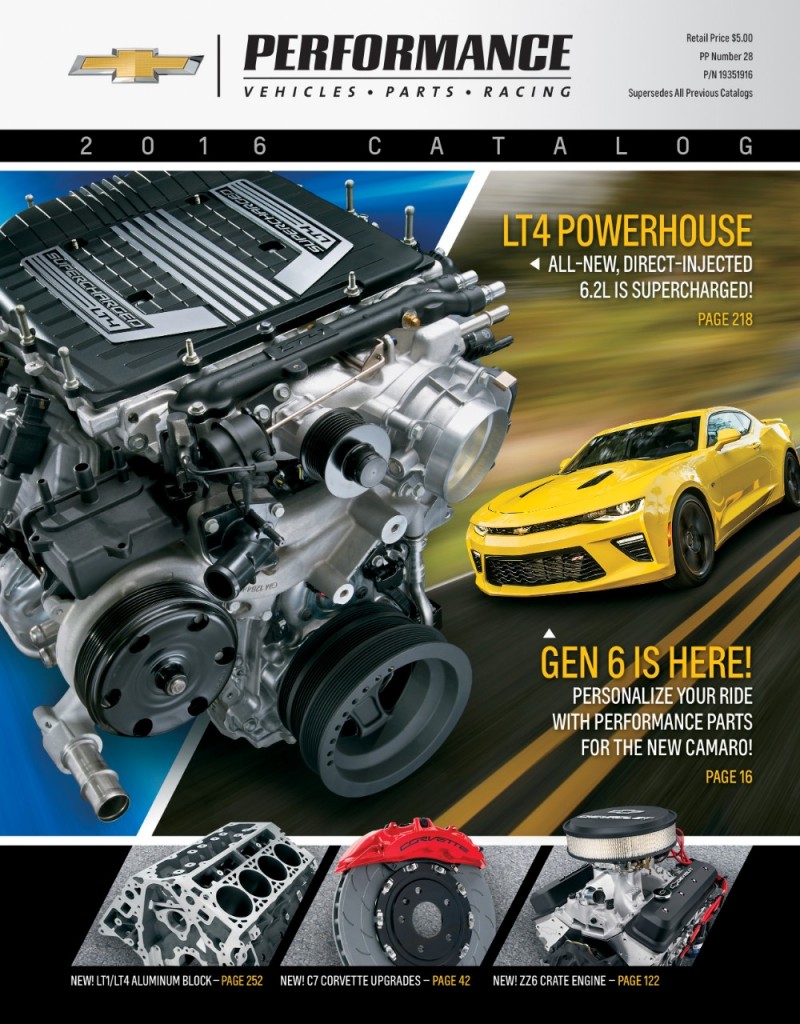 2016 Chevrolet Performance Parts Catalog