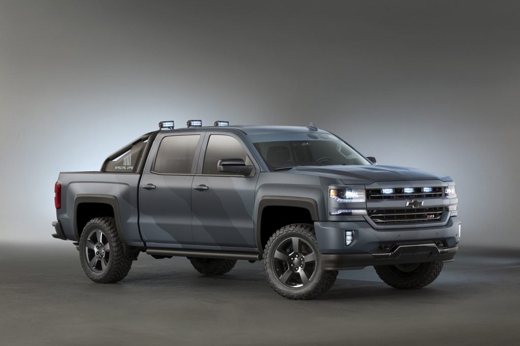 2016 Chevrolet Silverado Special Ops concept - SEMA 2015 01