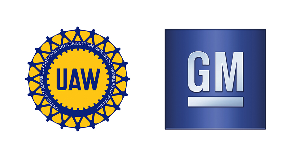 UAW General Motors logos
