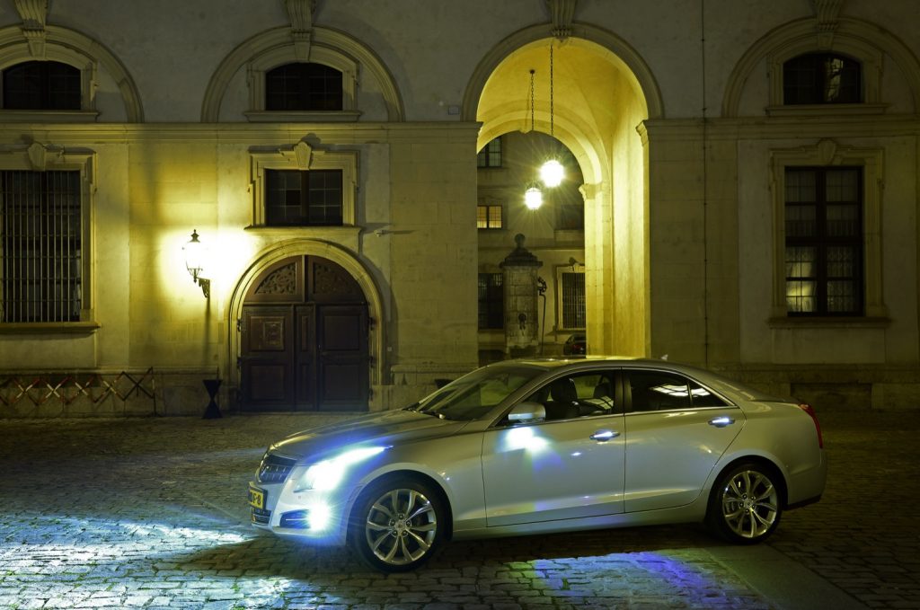 2013 Cadillac ATS Sedan night shoot - Europe