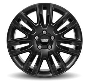 Cadillac ATS Accessory Wheel - Satin Graphite Premium Painted 5XV with Black Forked Insert 5AK