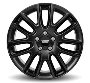 Cadillac ATS Accessory Wheel - Satin Graphite Premium Painted 5XV with Black Pocket Insert 5AN