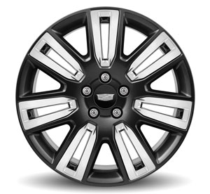 Cadillac ATS Accessory Wheel - Satin Graphite Premium Painted 5XV with Chrome Forked Insert RXS