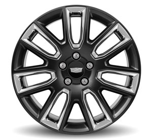 Cadillac ATS Accessory Wheel - Satin Graphite Premium Painted 5XV with Chrome Pocket Insert 5AL