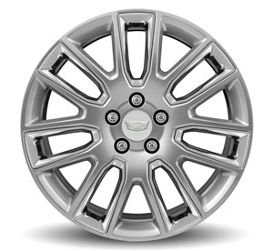 Cadillac ATS Accessory Wheel - Ultra-Silver Premium Painted 5XT with Chrome Pocket Insert 5AL