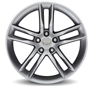 Cadillac ATS accessory - 19-inch wheels - 5-split spoke manoogian silver premium paint 5XY