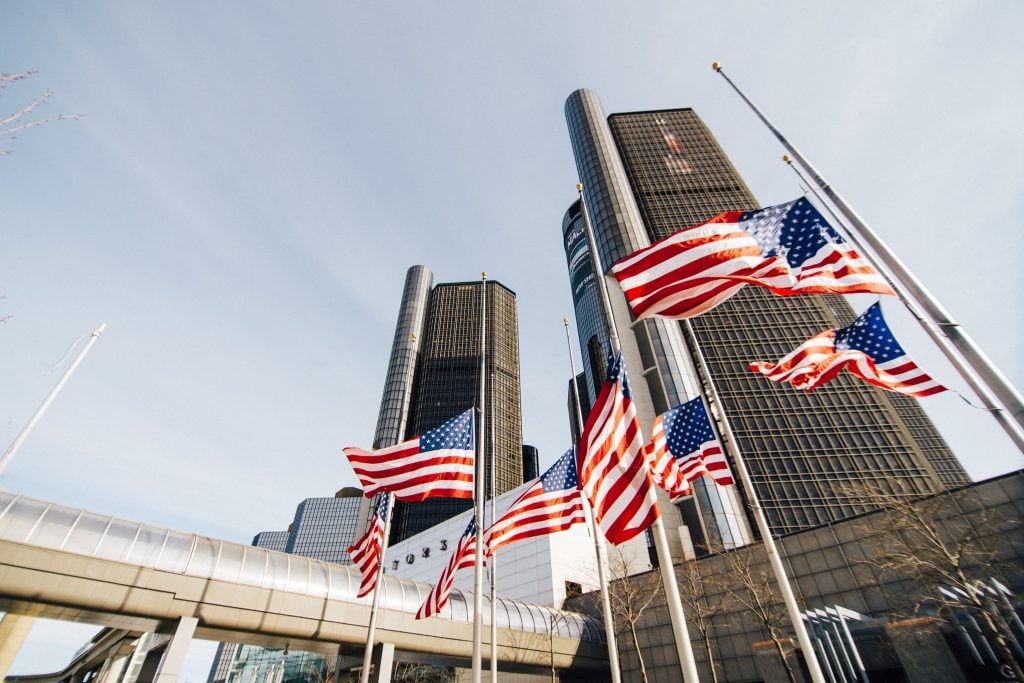 GM Renaissance Center - GM Ren Cen - Winter 2016 021