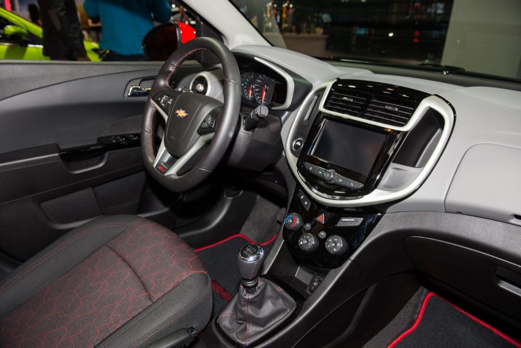 2017 Chevrolet Sonic Hatchback RS interior - 2016 New York International Auto Show Live 002