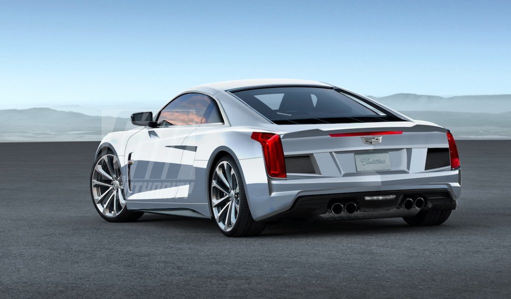Cadillac Cien Rendering RM Designs Mid Engine Supercar Rear GM Authority