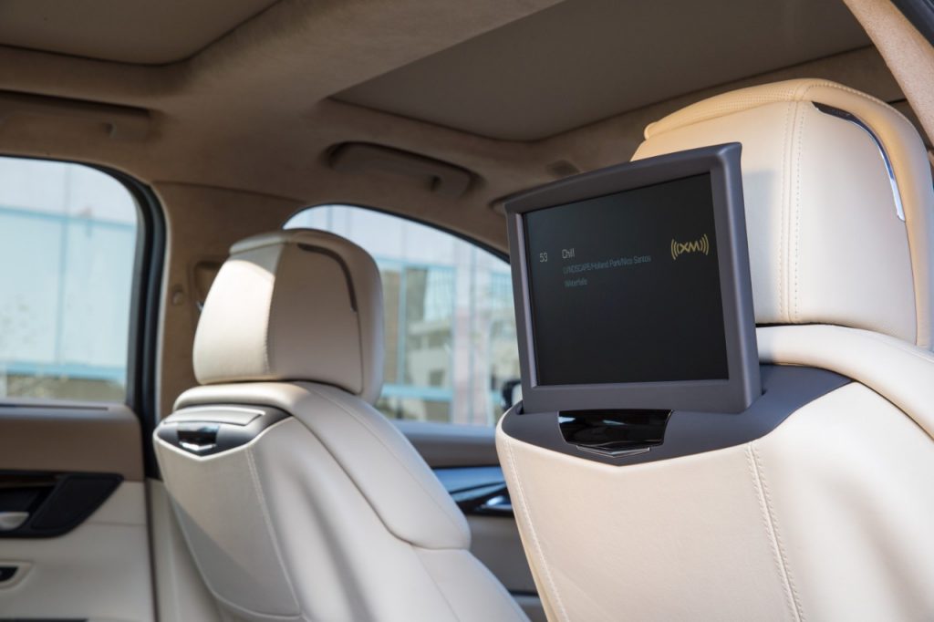 2016 Cadillac CT6 Rear Seat Infotainment