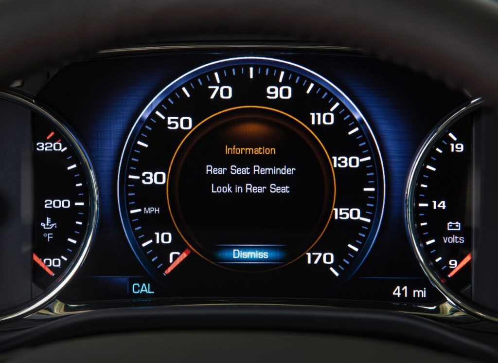 2017 GMC Acadia Rear Seat Reminder System