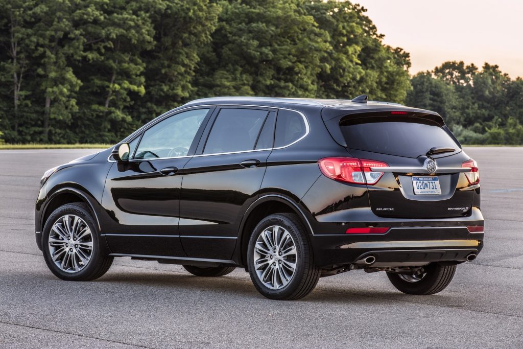 2016 Buick Envision exterior in black 004